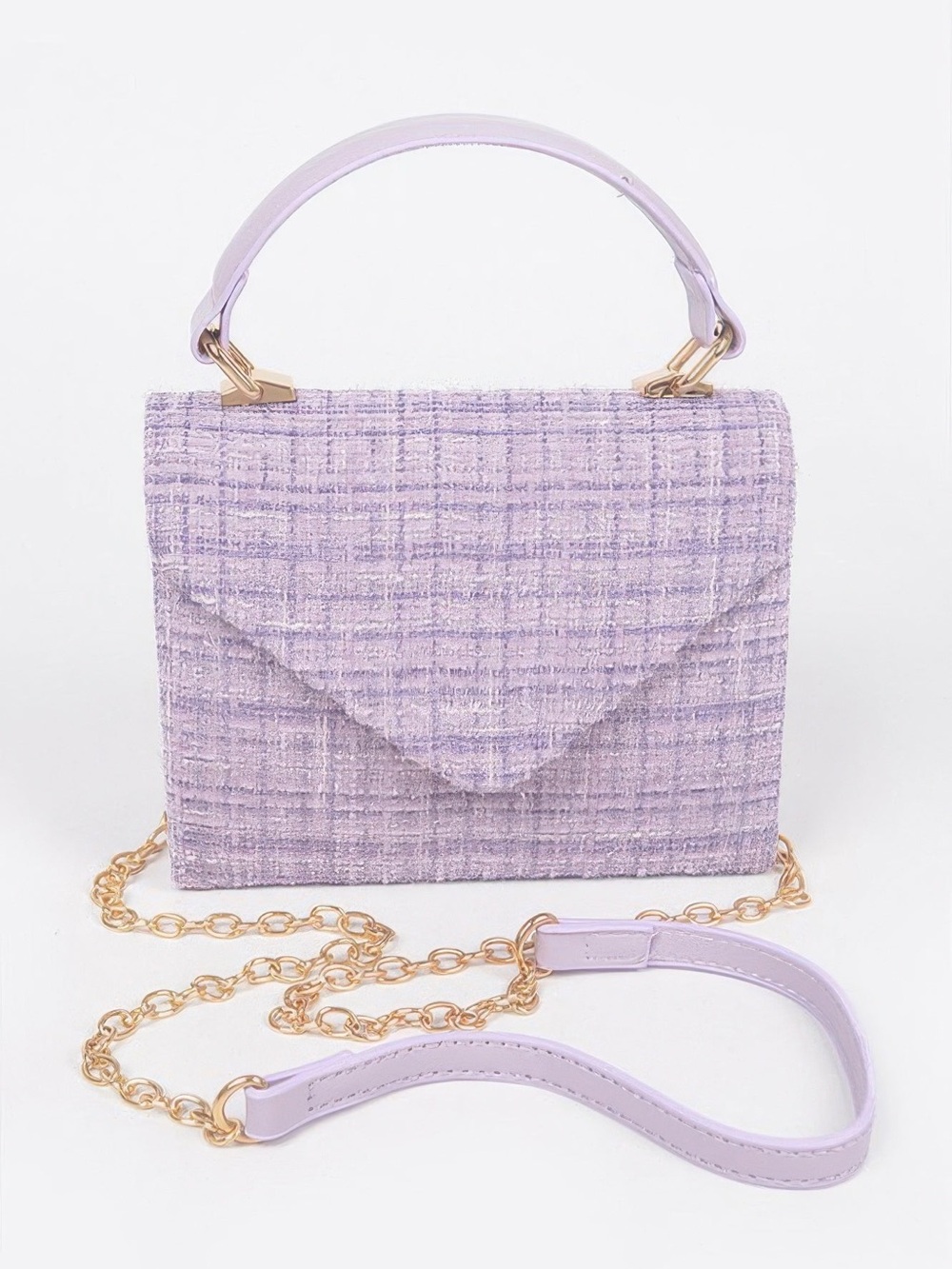 NWT Tweed Top Handle Bag